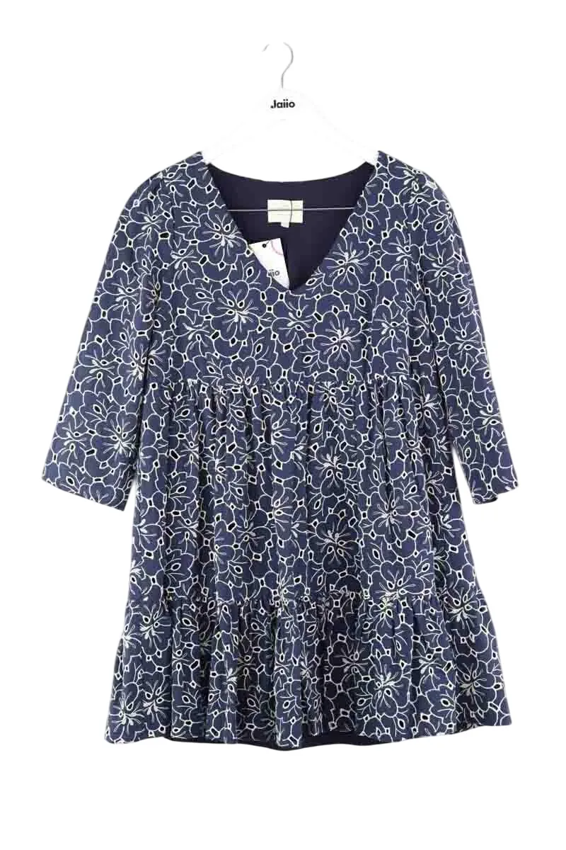 Robe marine en coton Bleu