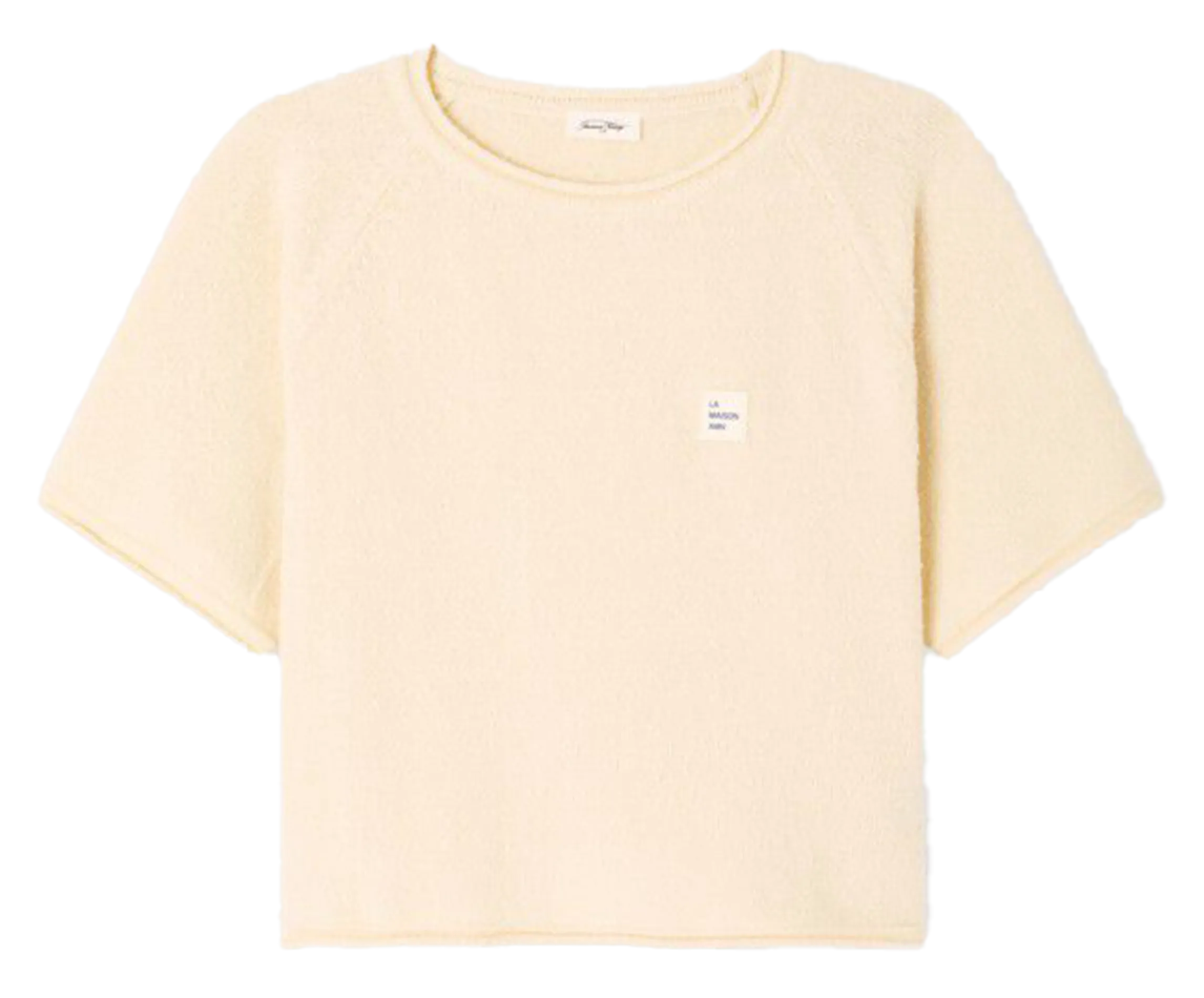 Pull ample manches courtes Beige DYLBAY