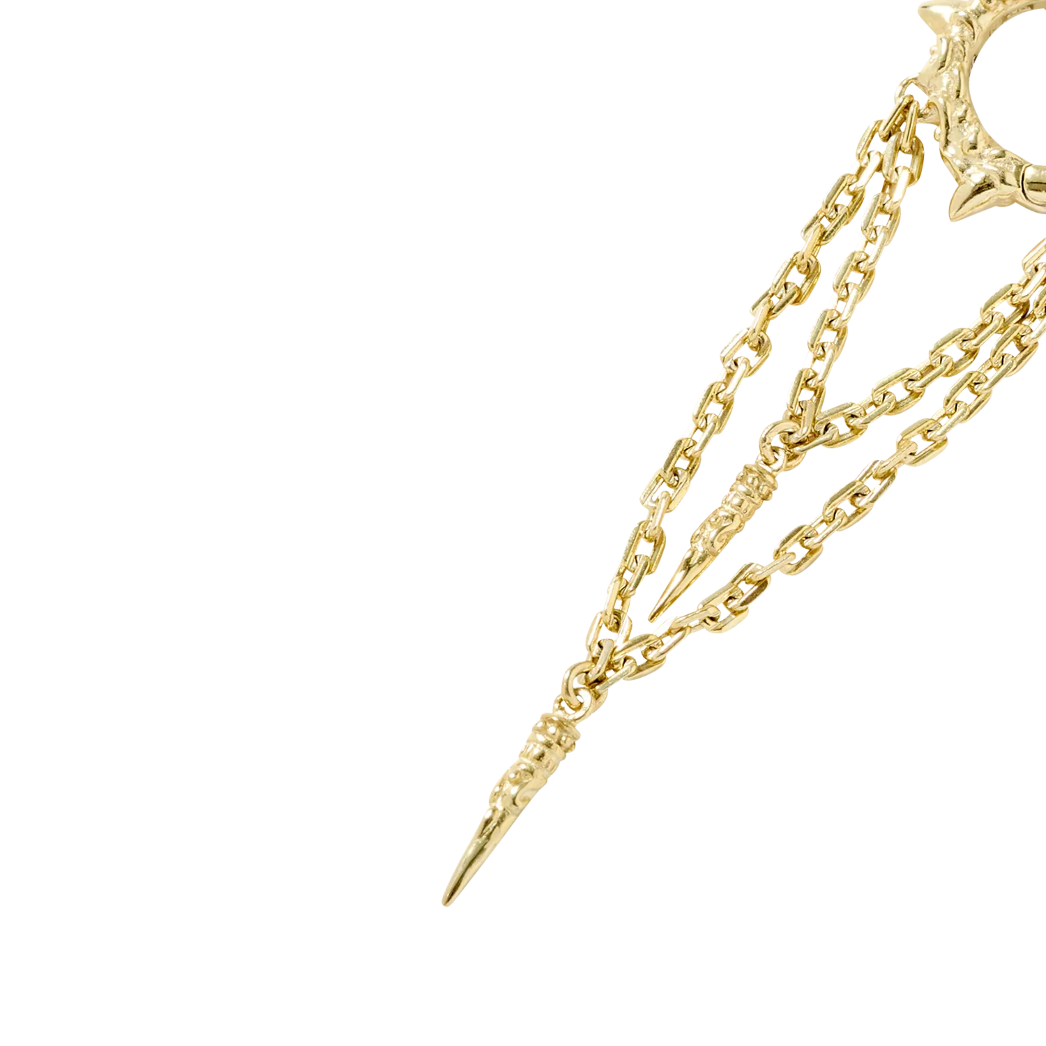 Boucle d'oreille créole Doré JOEY