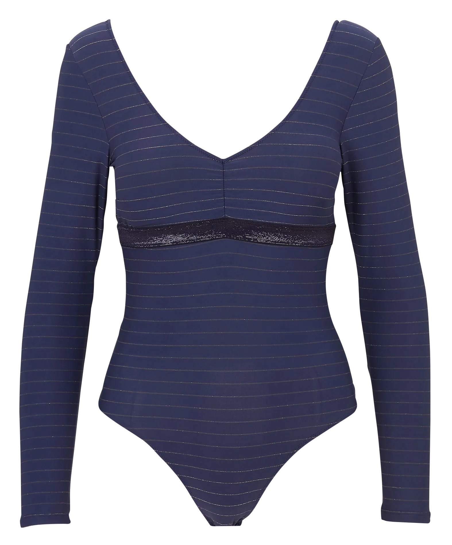 Body manches longues à rayures Bleu MAHAUT