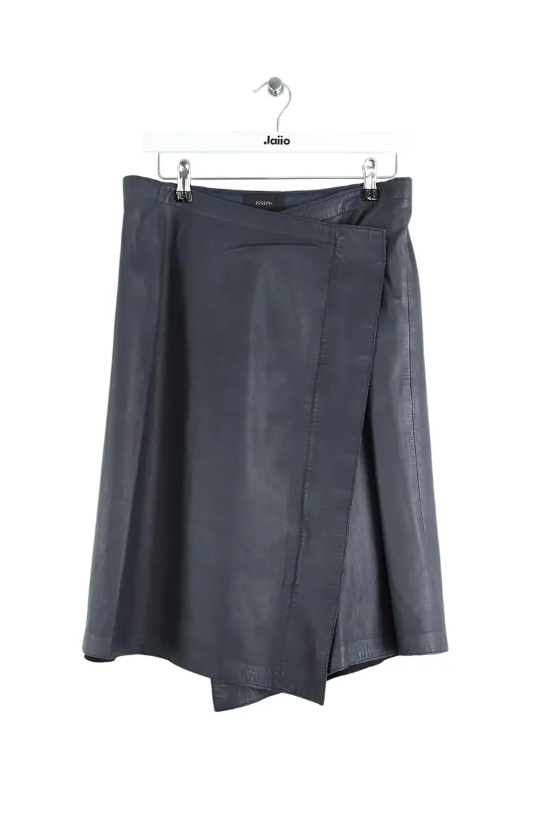 Jupe en cuir Bleu