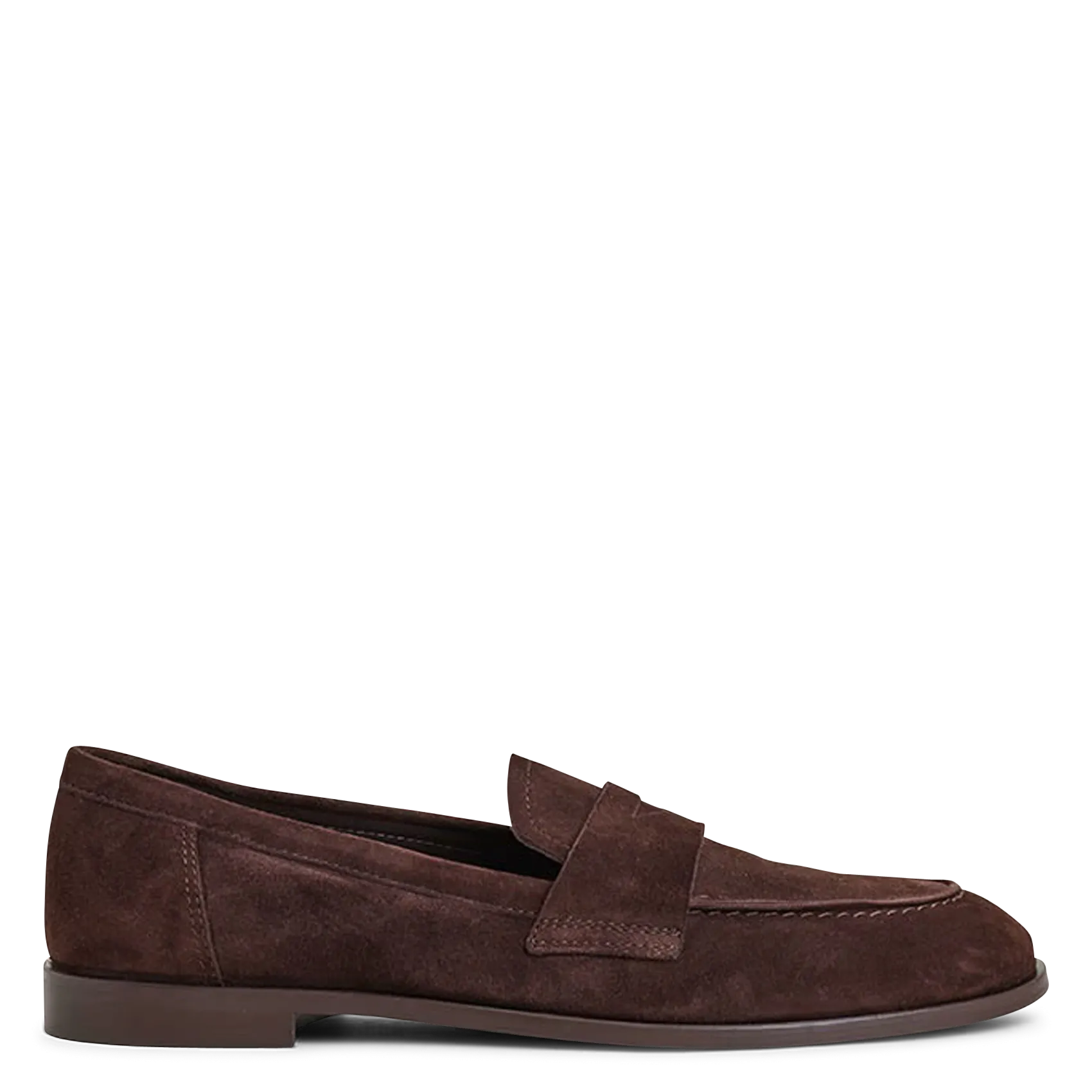 Mocassins en cuir velours Marron THELMA