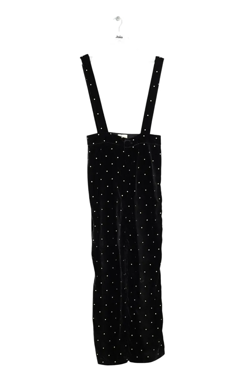 Salopette en coton Noir