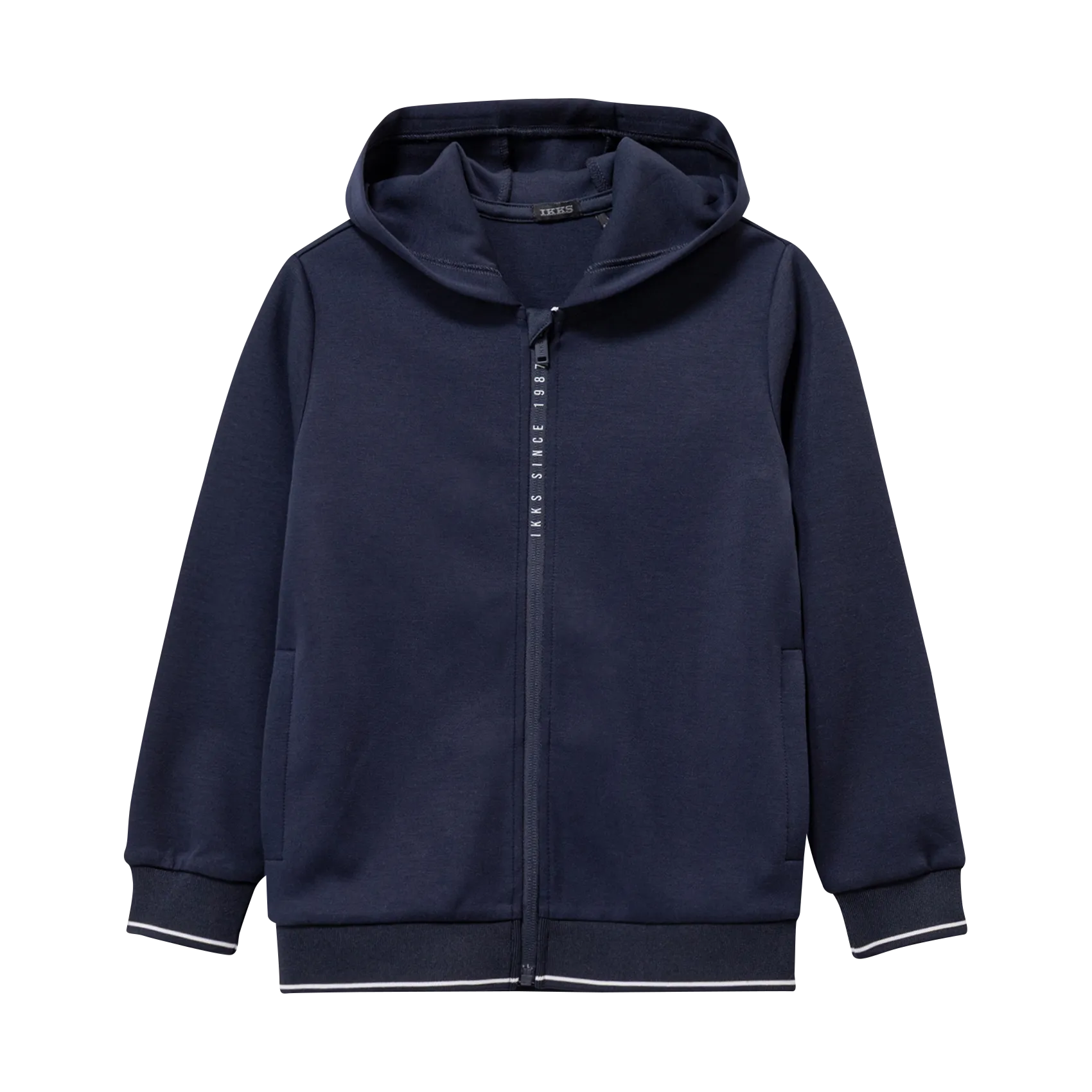 Cardigan col rond Bleu