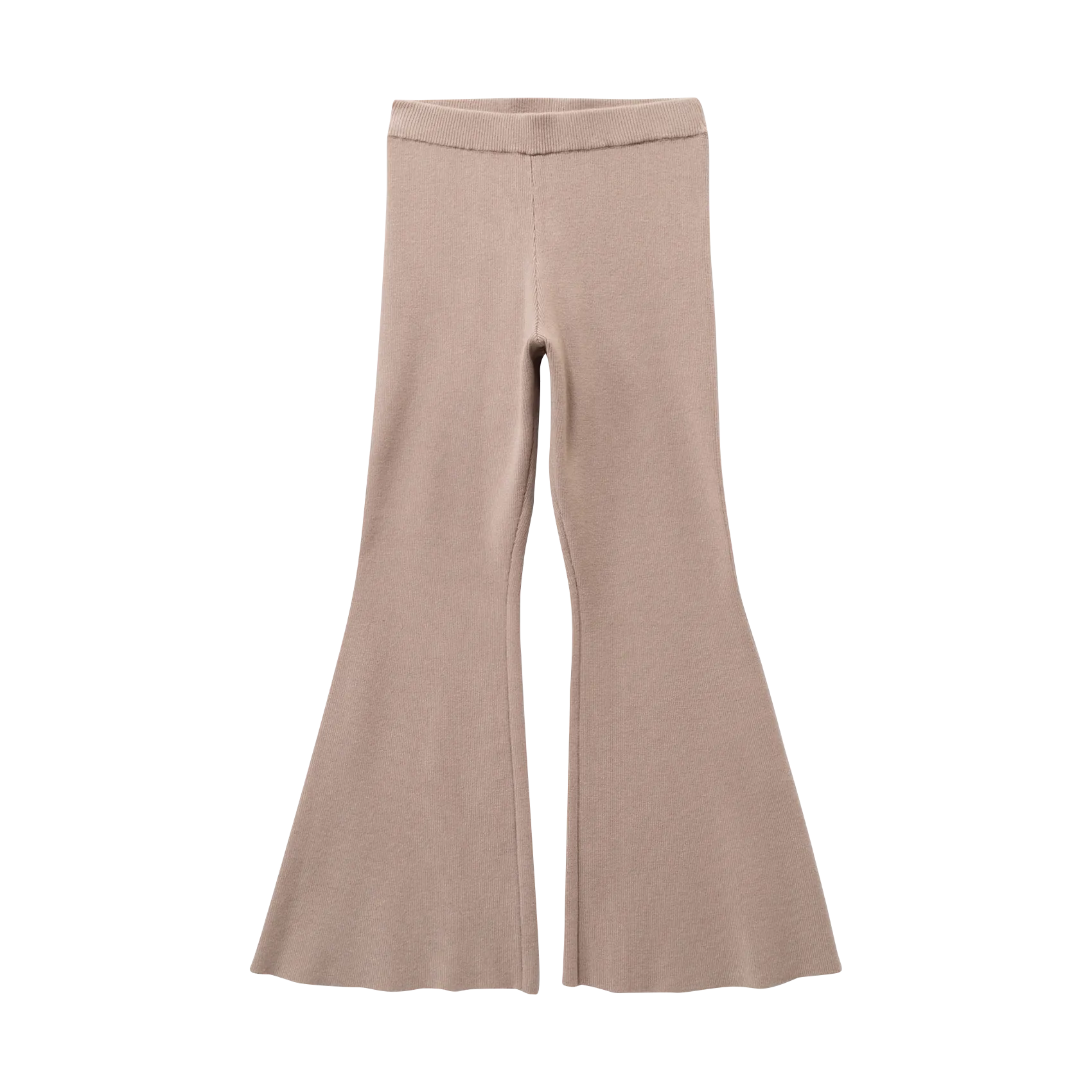 Pantalon flare Beige