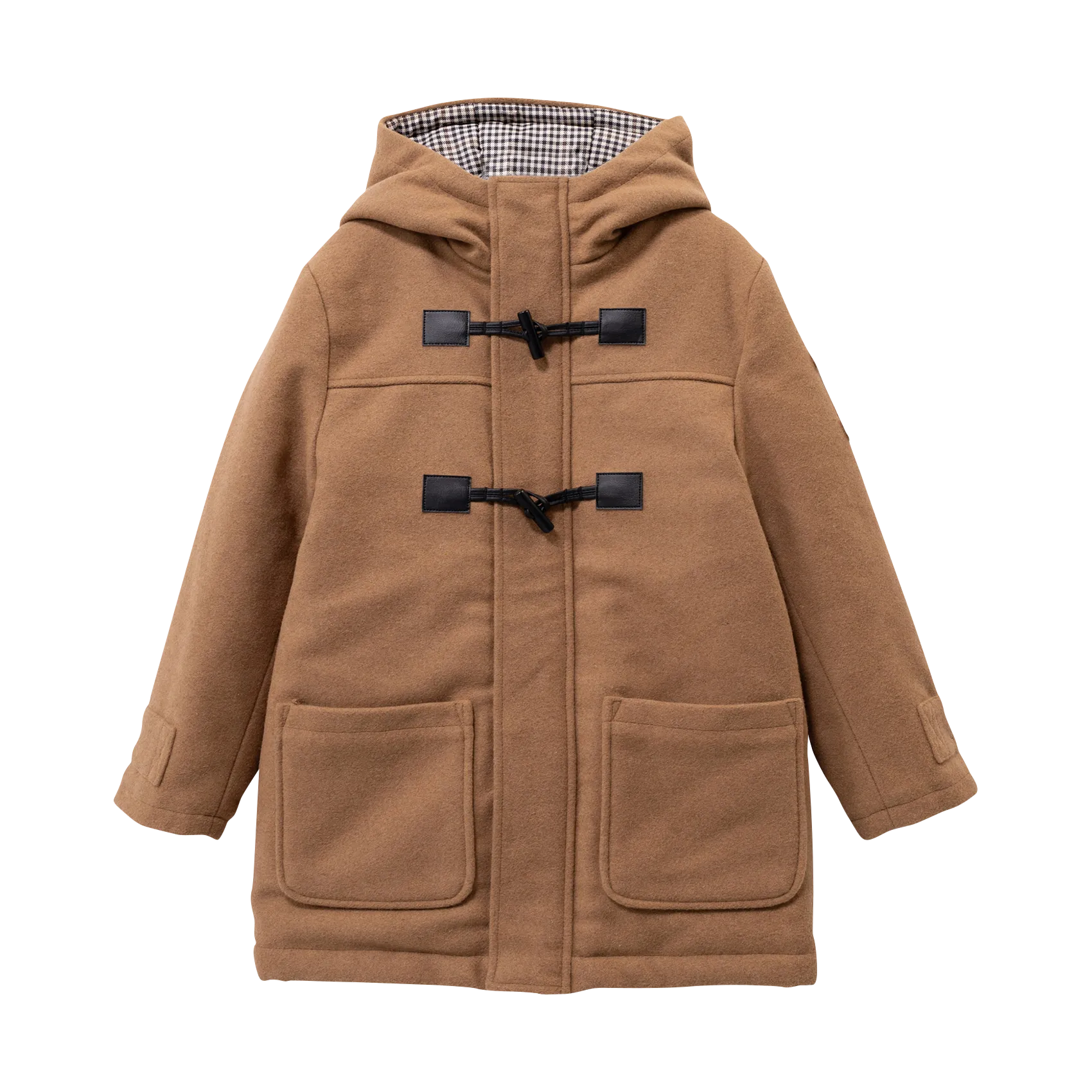 Manteau col montant Marron