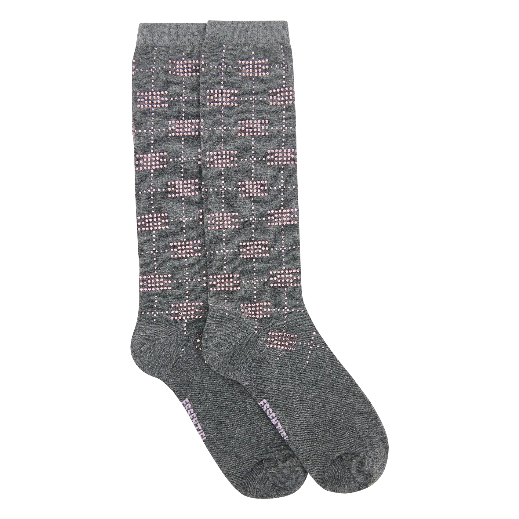 Chaussettes en coton mélangé Gris INVERS