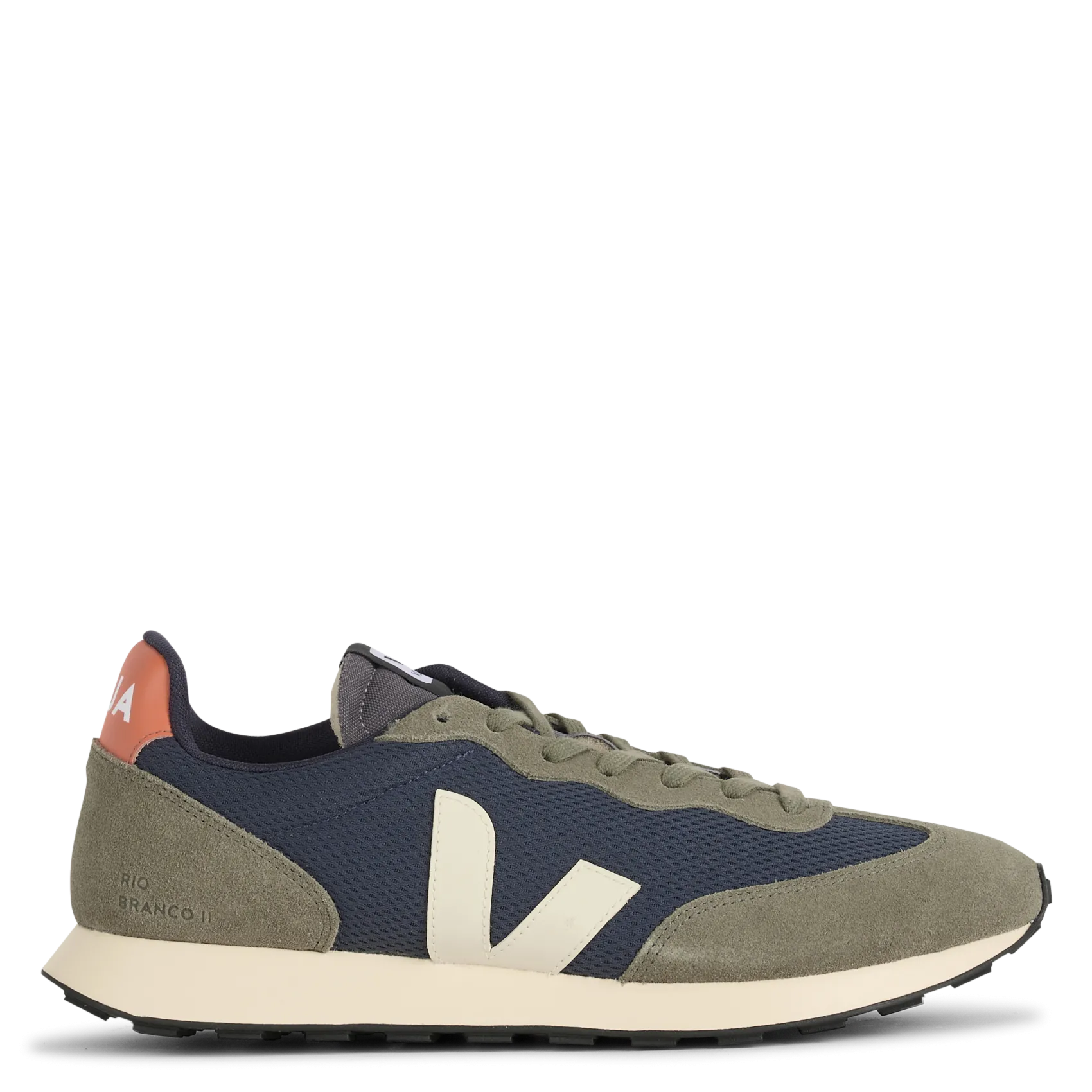 Baskets basses en fibres recyclées Kaki RIO BRANCO II