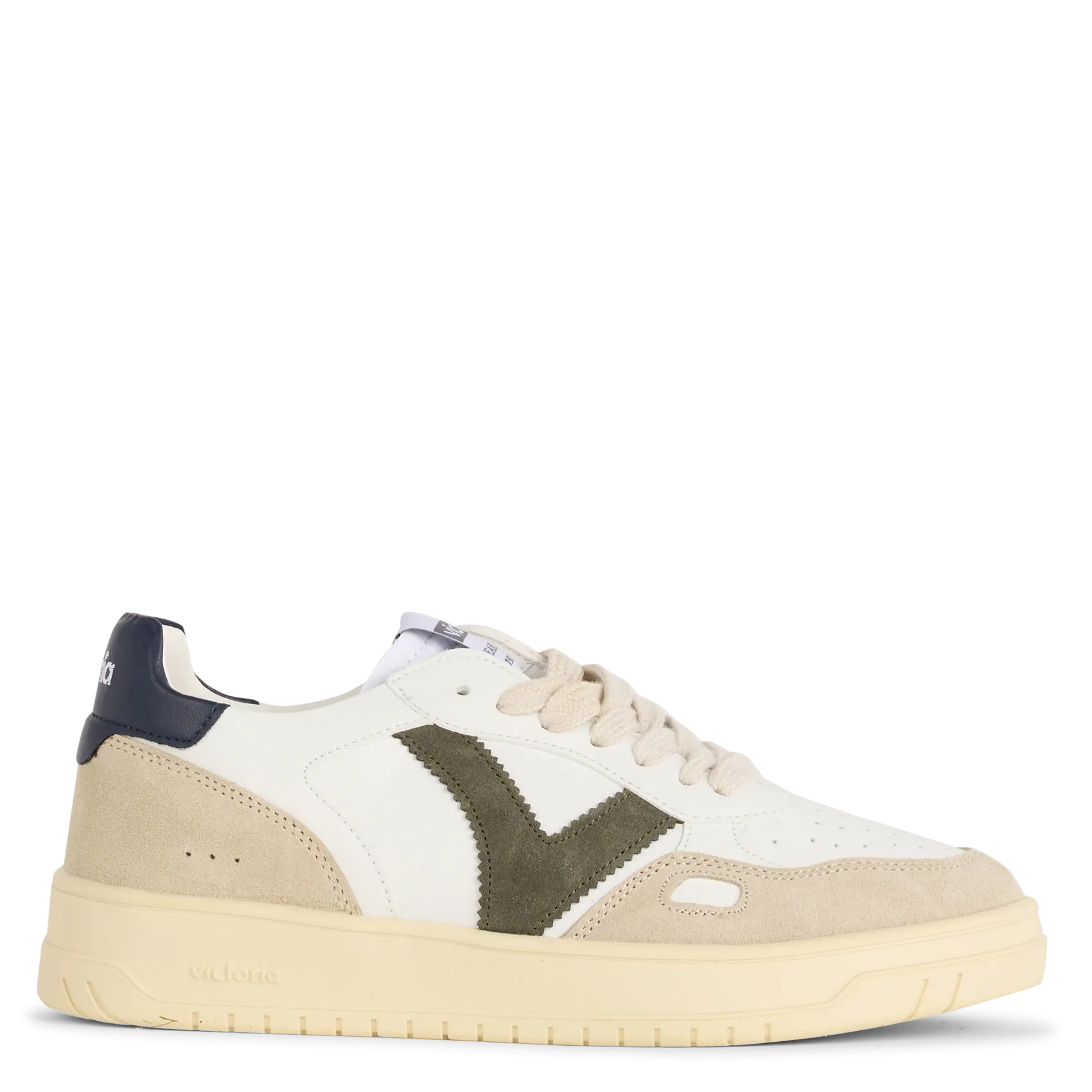 Baskets à plateforme en cuir velours Bleu