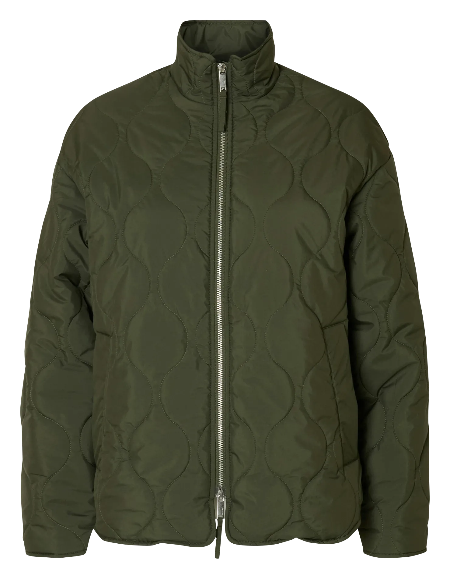 Veste col montant Vert CILLA