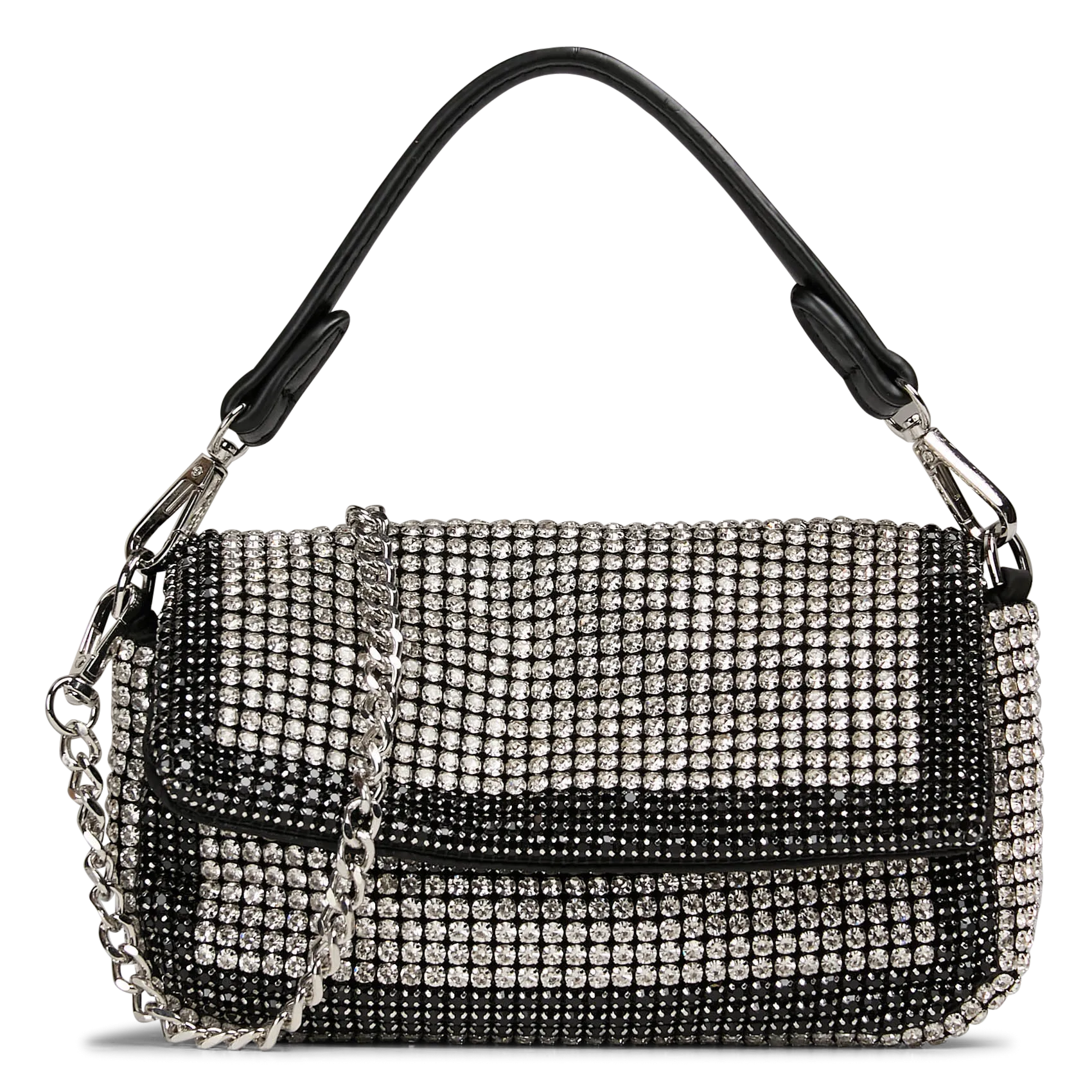 Mini pochette à strass Argent DAMITA