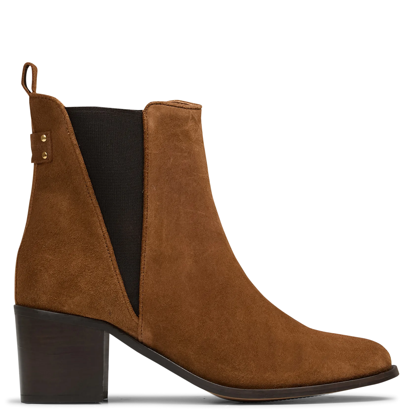 Bottines en cuir Beige ESME