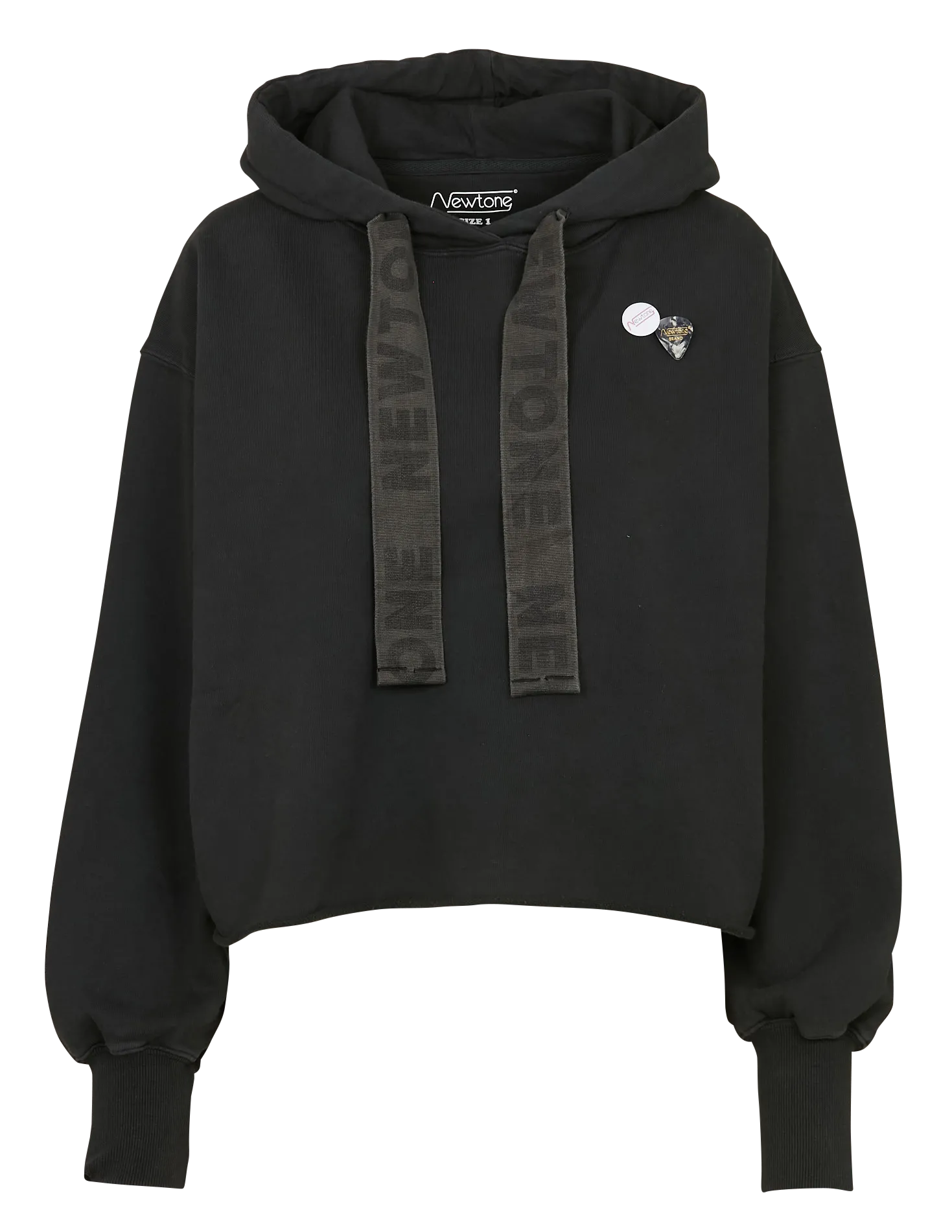 Sweat col rond en coton mélangé Noir HOCB