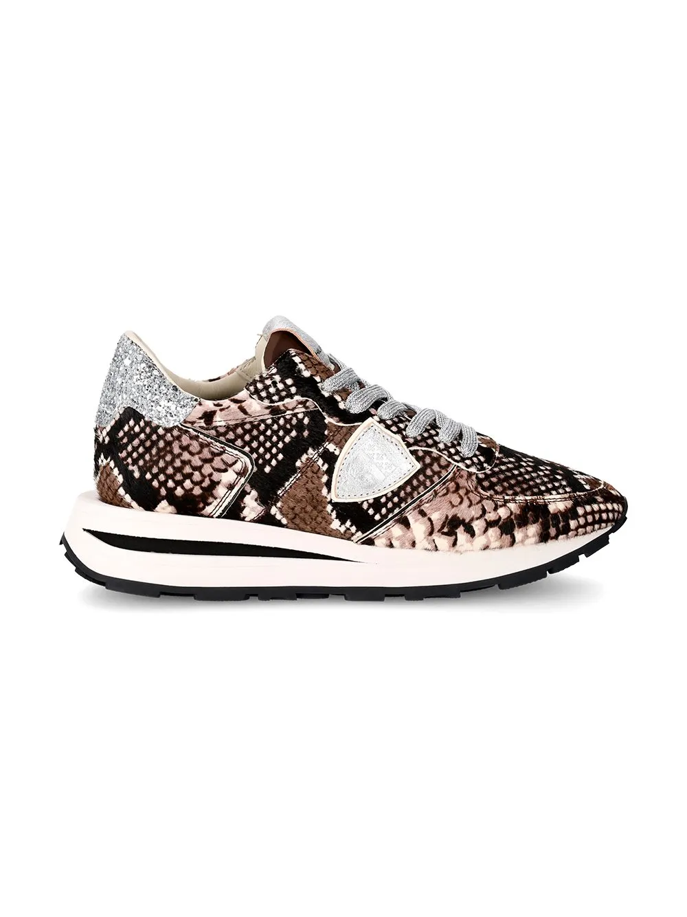 Baskets tropez haute running Argent BASKETS TROPEZ HAUTE RUNNING