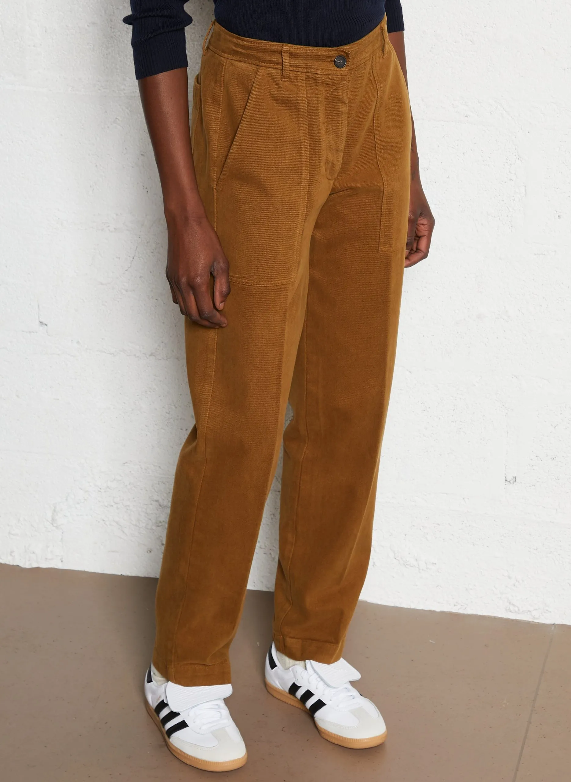 Pantalon droit Marron PASTORA