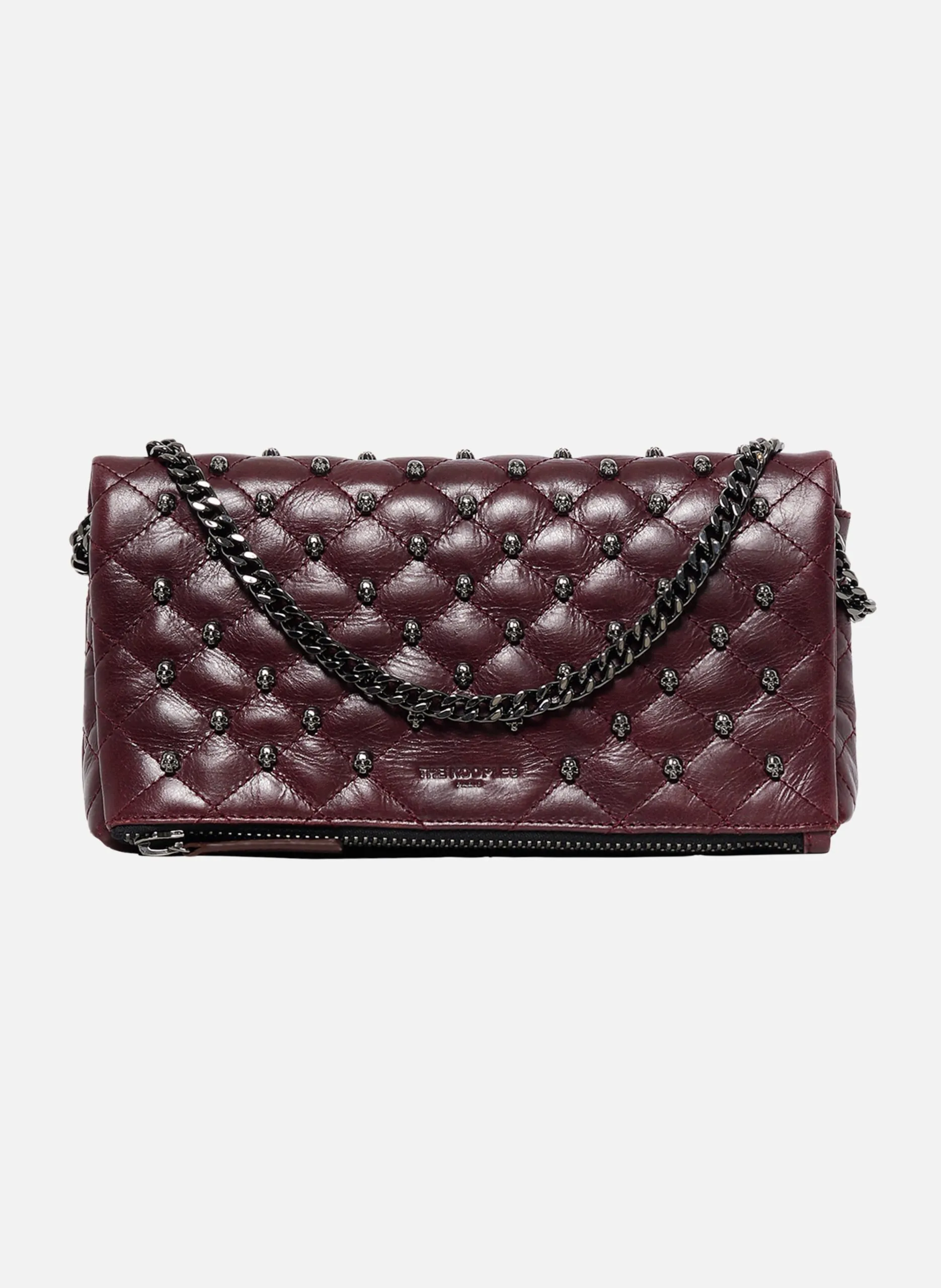 Pochette héritage small en cuir Rouge
