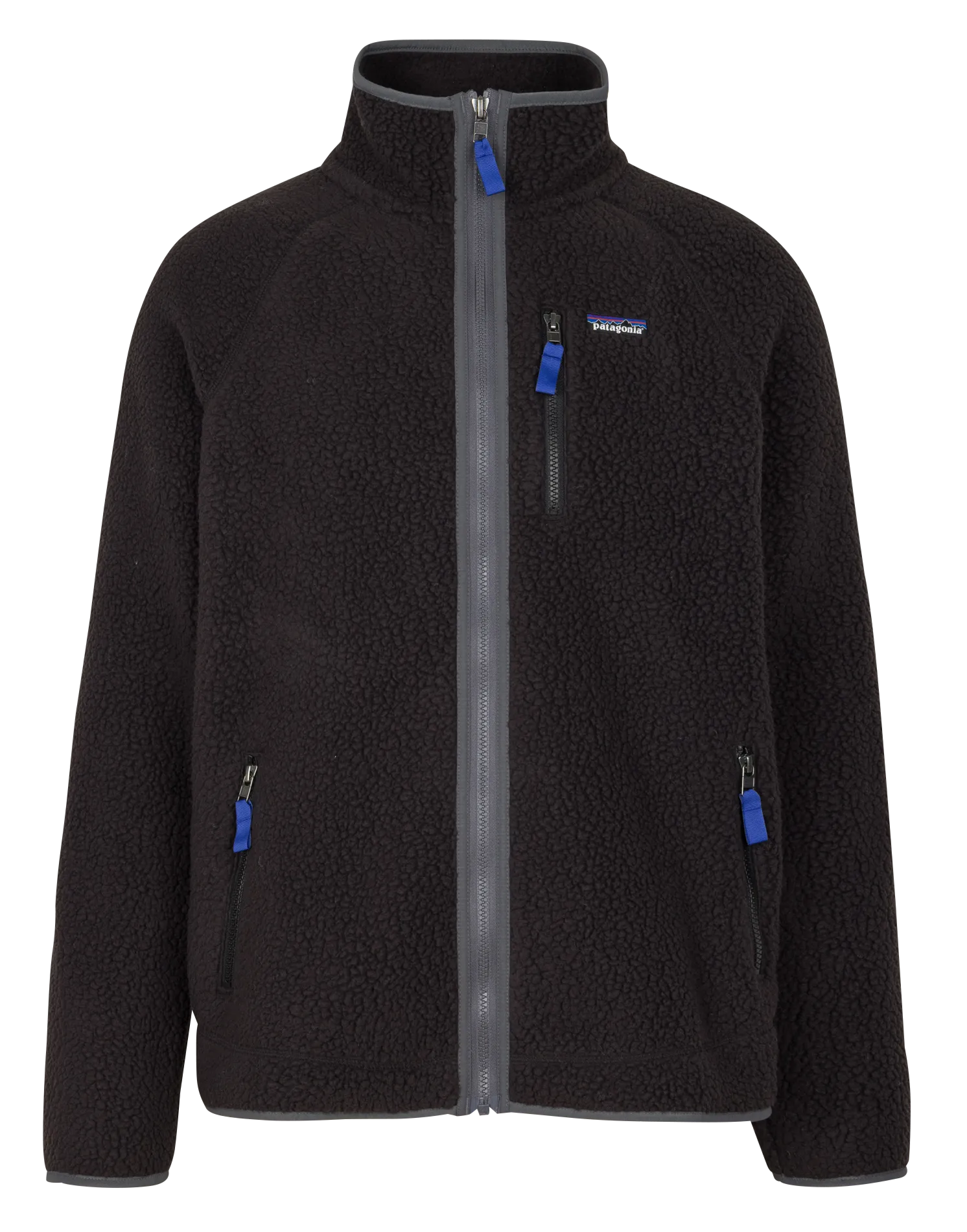 Polaire col montant texturée Noir