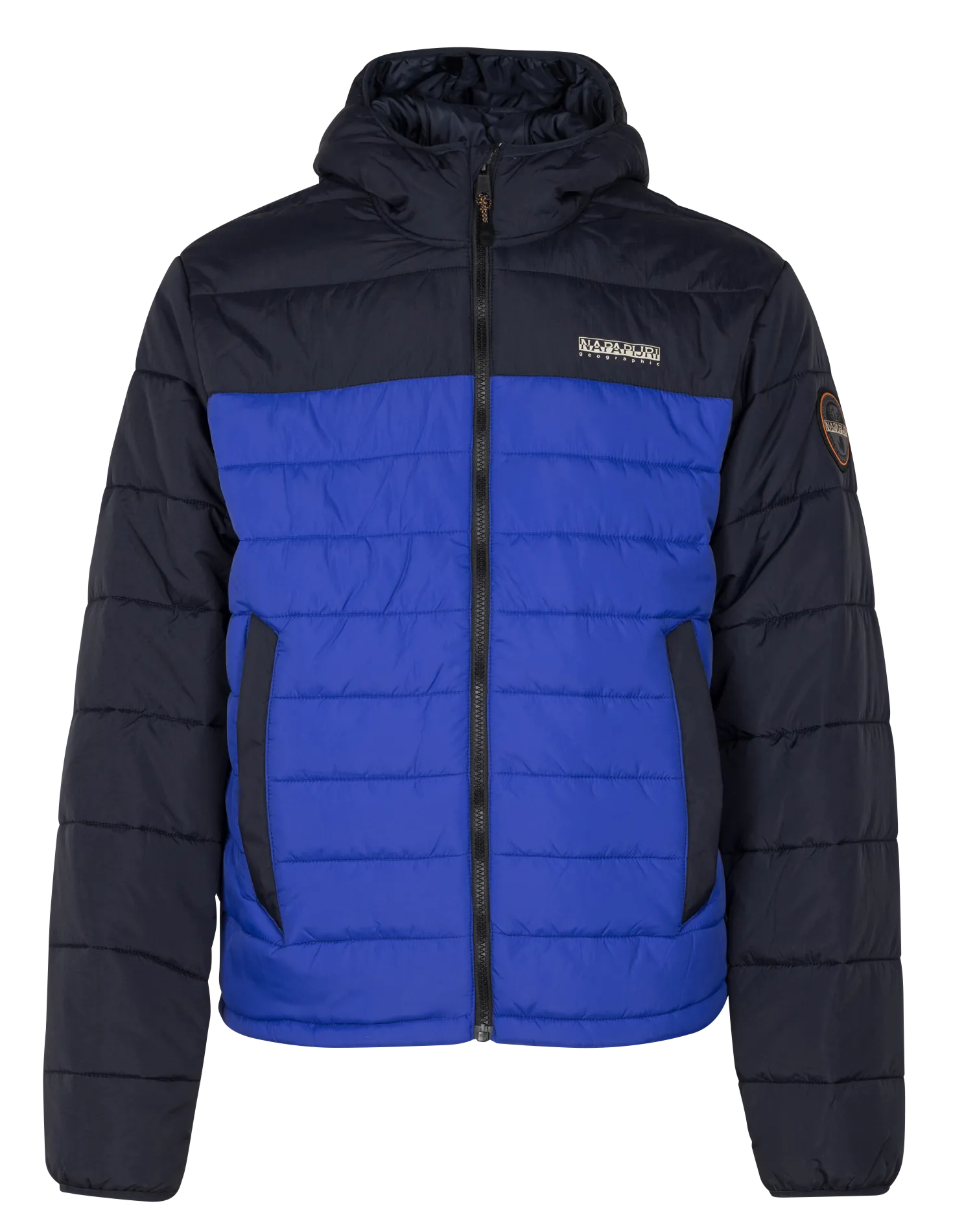 Doudoune col montant Bleu A-GESAR