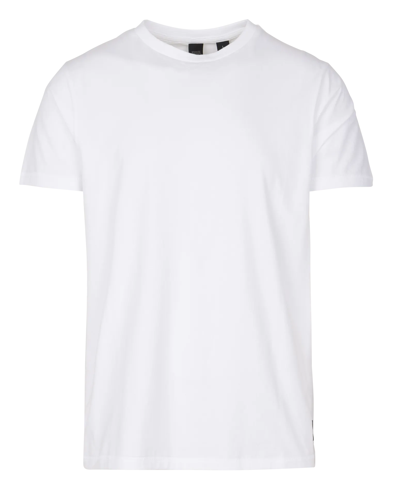 Tee-shirt col rond en coton Blanc OBROWN