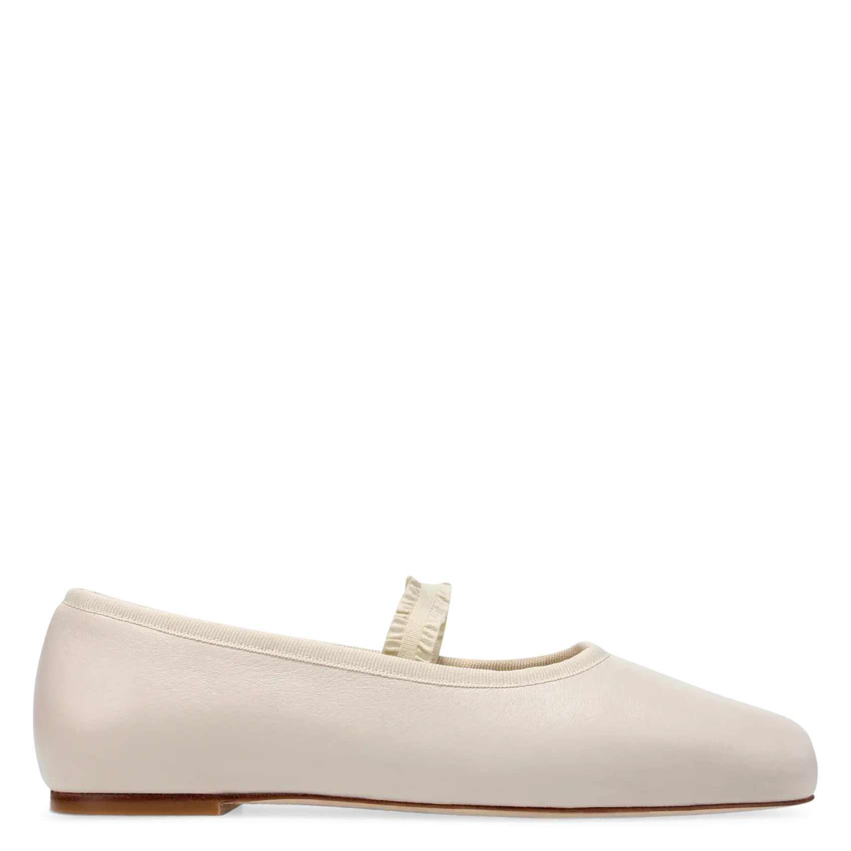 Ballerines en cuir Beige LISBETH