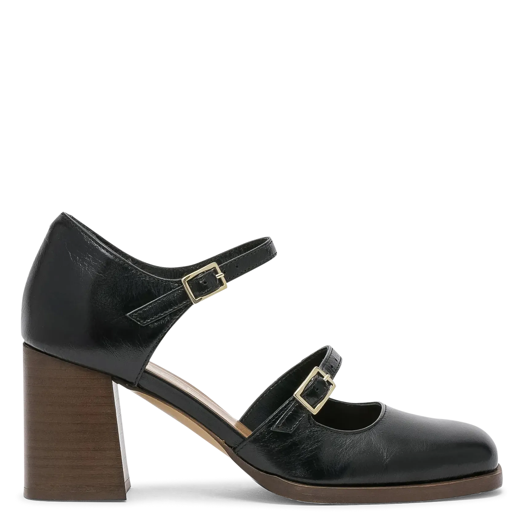 Escarpins en cuir Noir DUNE