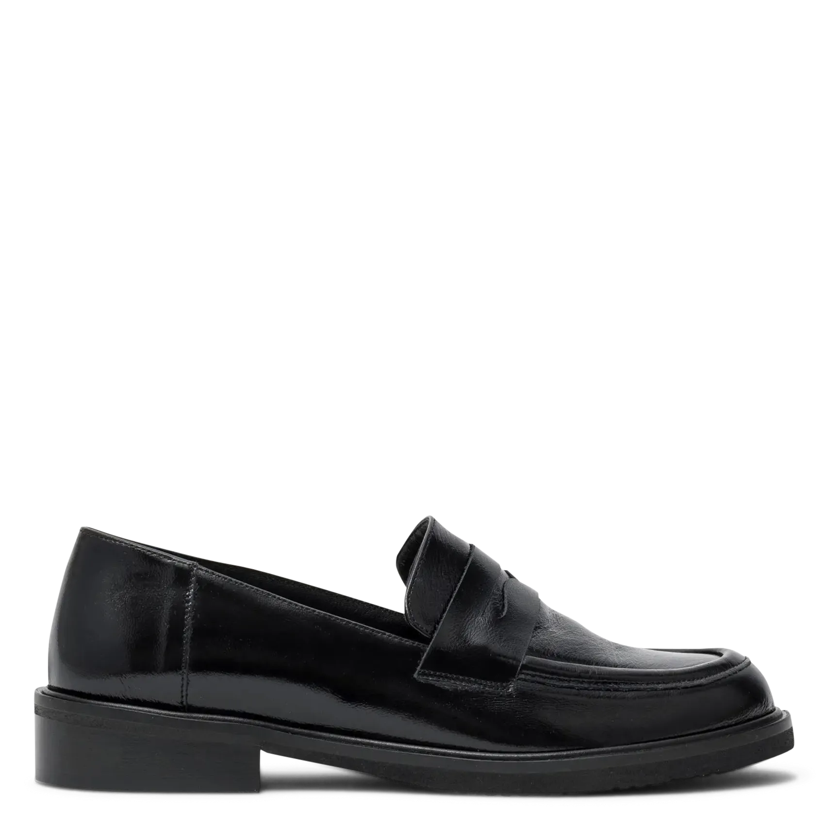 Mocassins en cuir Noir ALLY