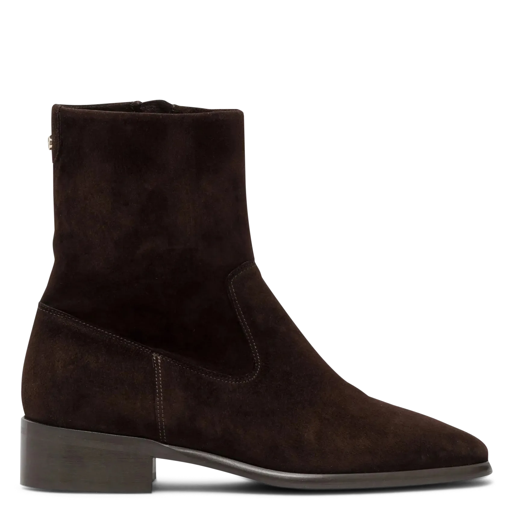 Bottines en cuir velours Marron MISSIE