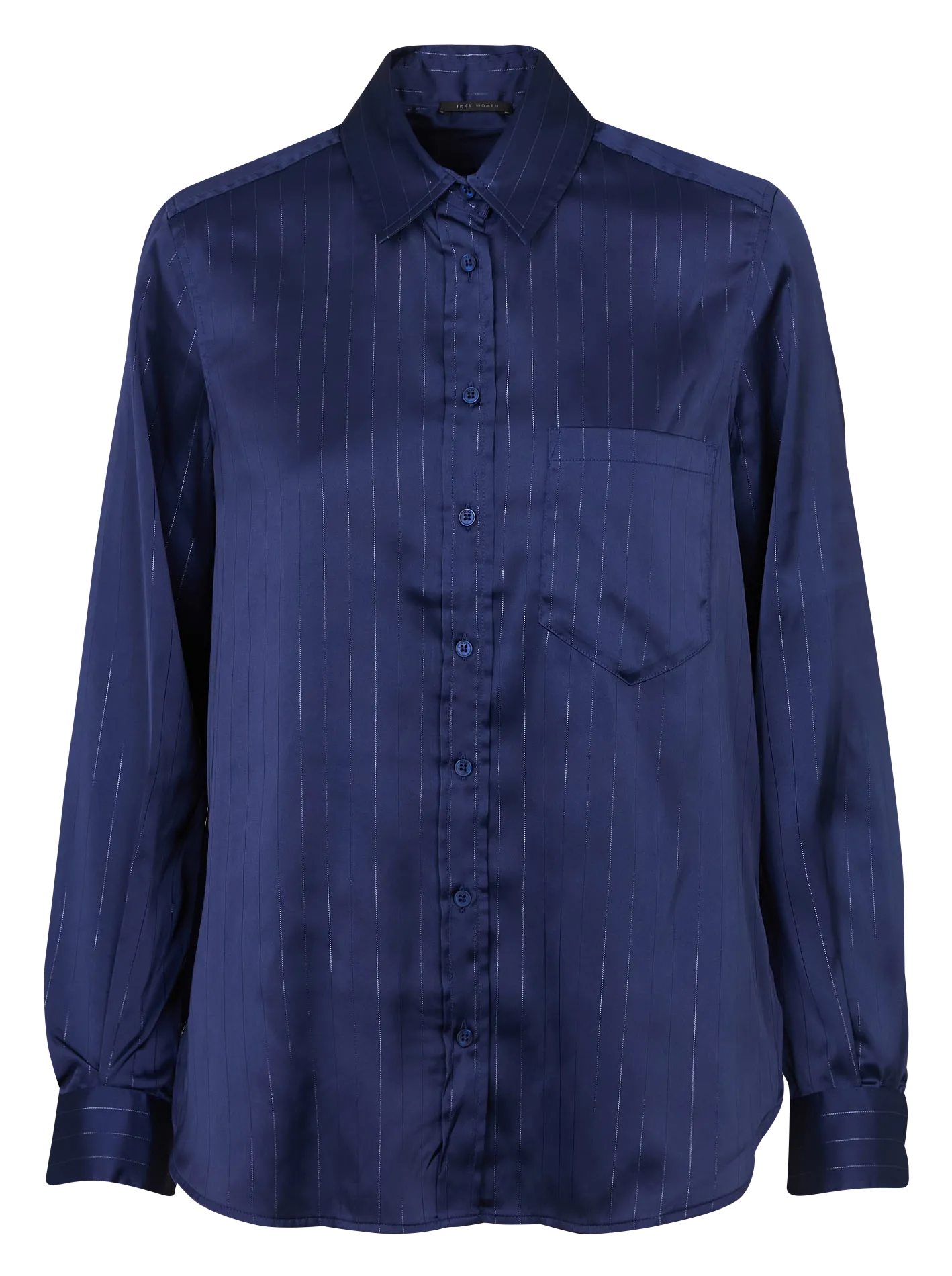 Chemise col classique rayé Bleu