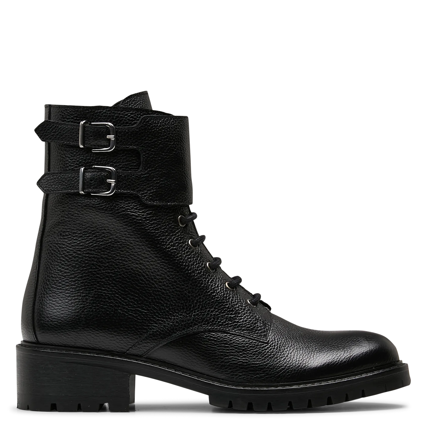 Bottines à talons en cuir Noir TURNER