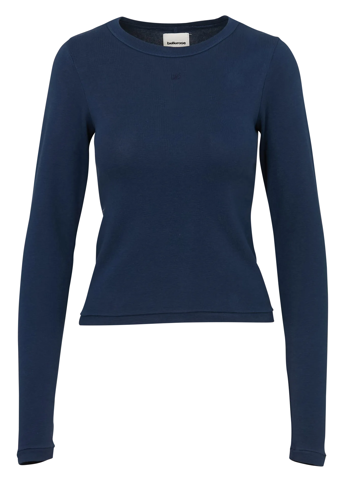 Tee-shirt col rond en coton mélangé Bleu FLYER