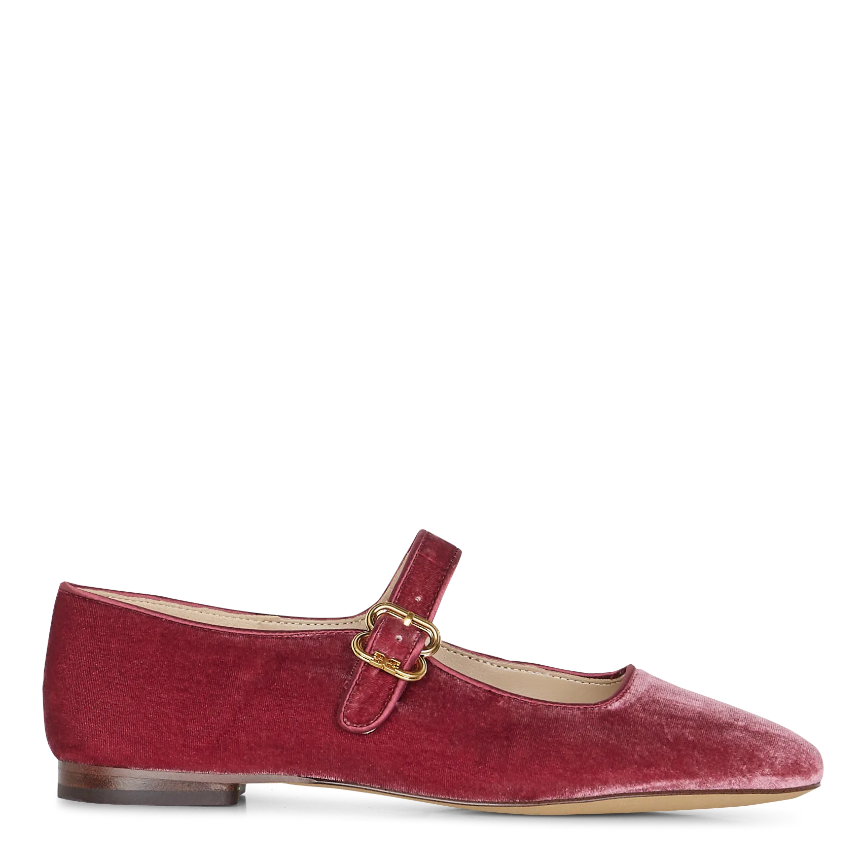 Ballerines aspect velours Rose MICHAELA