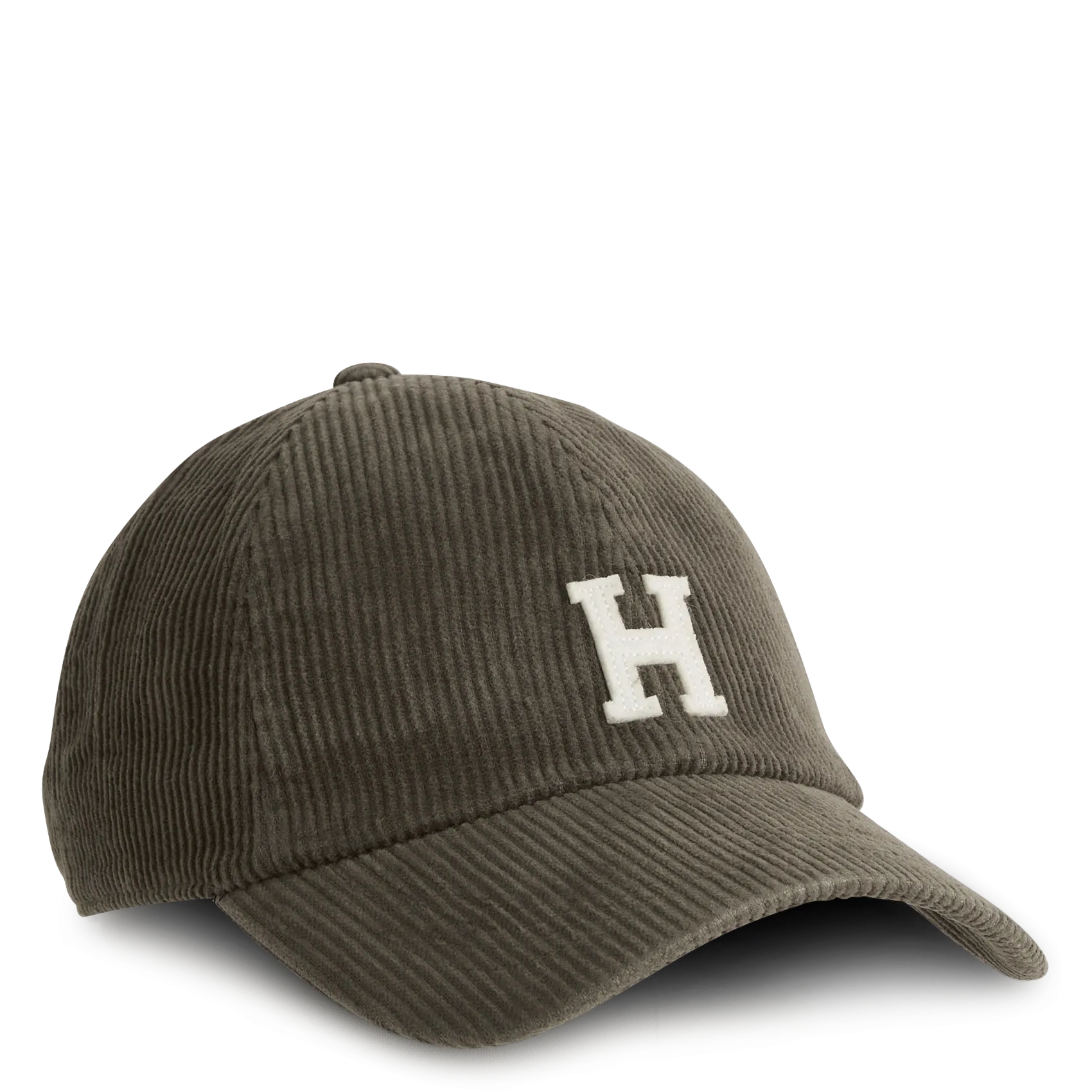 Casquette en velours de coton côtelé Vert CAP H