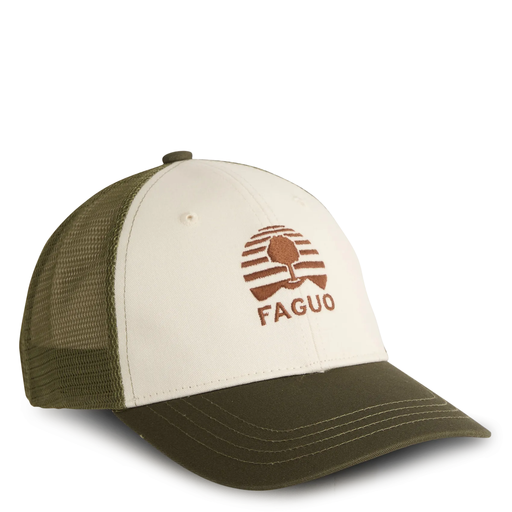 Casquette en coton recyclé Kaki