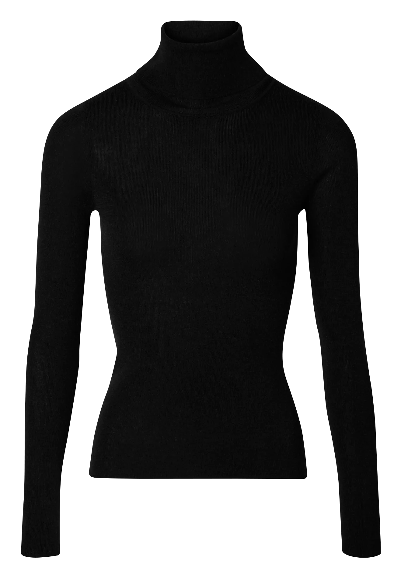 Pull col roulé Noir NORD