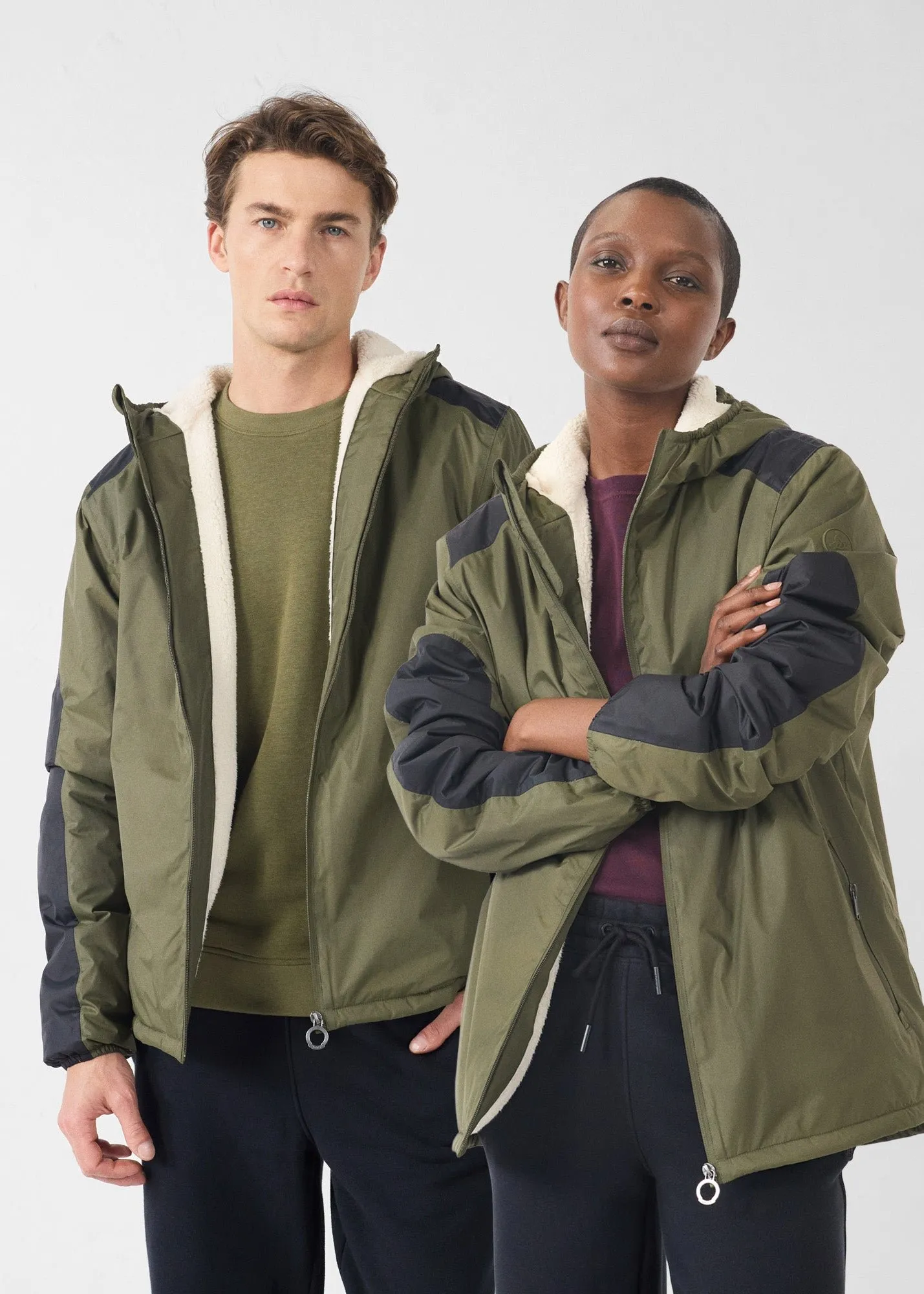 Imperméable sherpa dippen sherpa Vert
