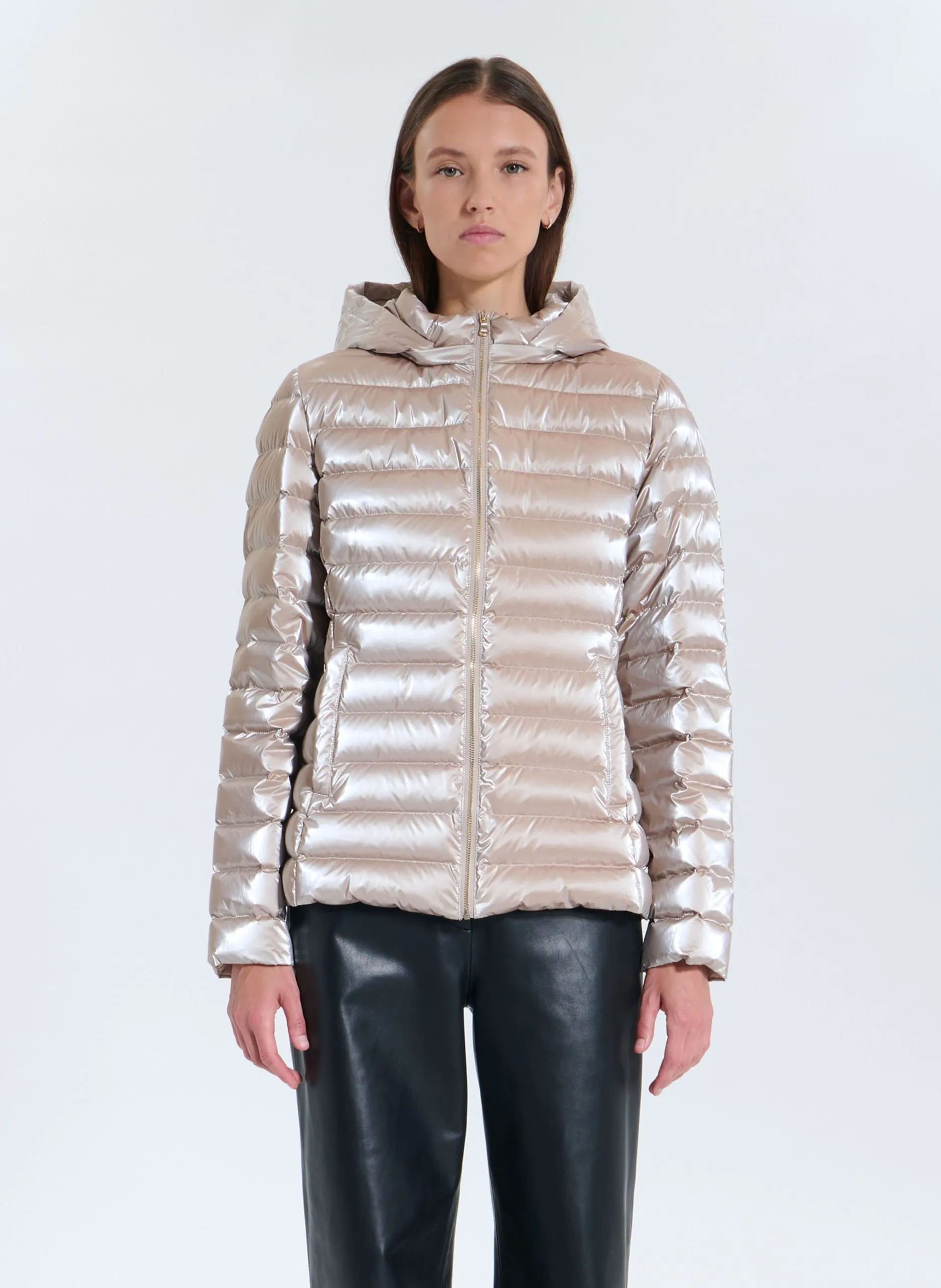 Doudoune col montant Marron DINARO