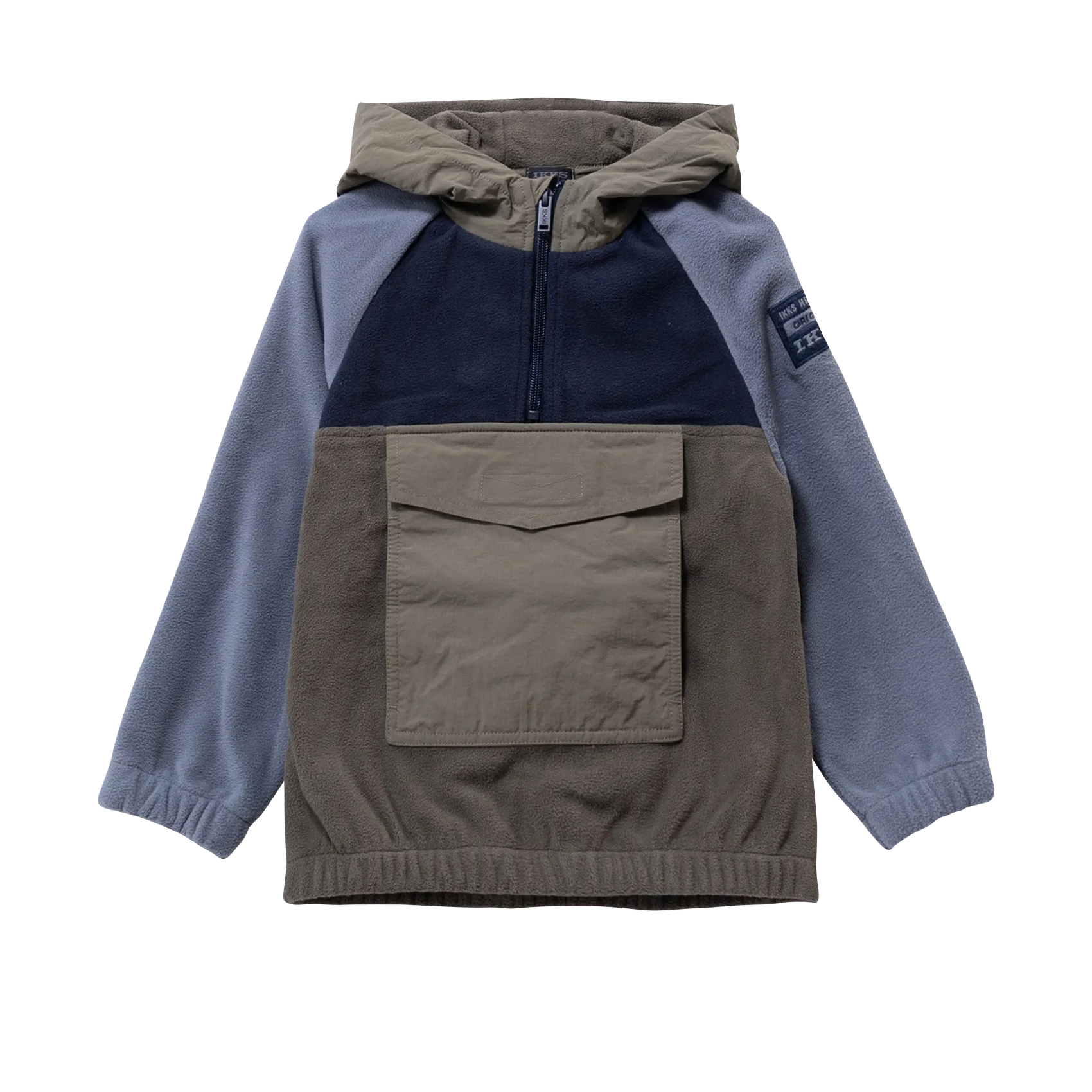 Sweat à capuche en polaire Marron