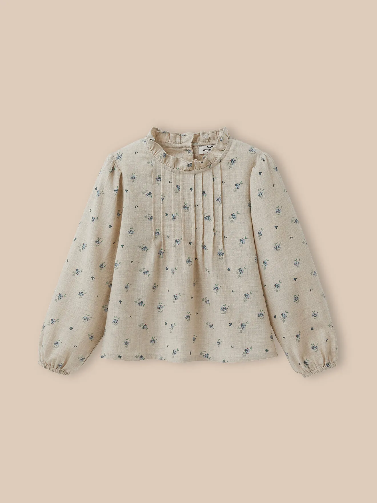 Blouse en flanelle de coton Vert