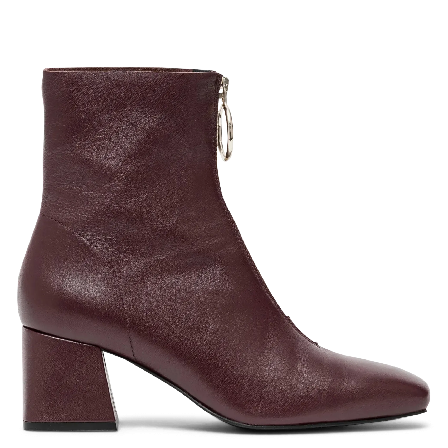 Bottines en cuir Rouge MARIBEL