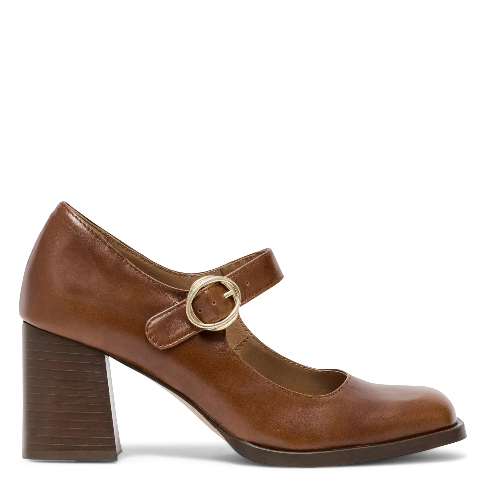 Escarpins en cuir Marron HELLY