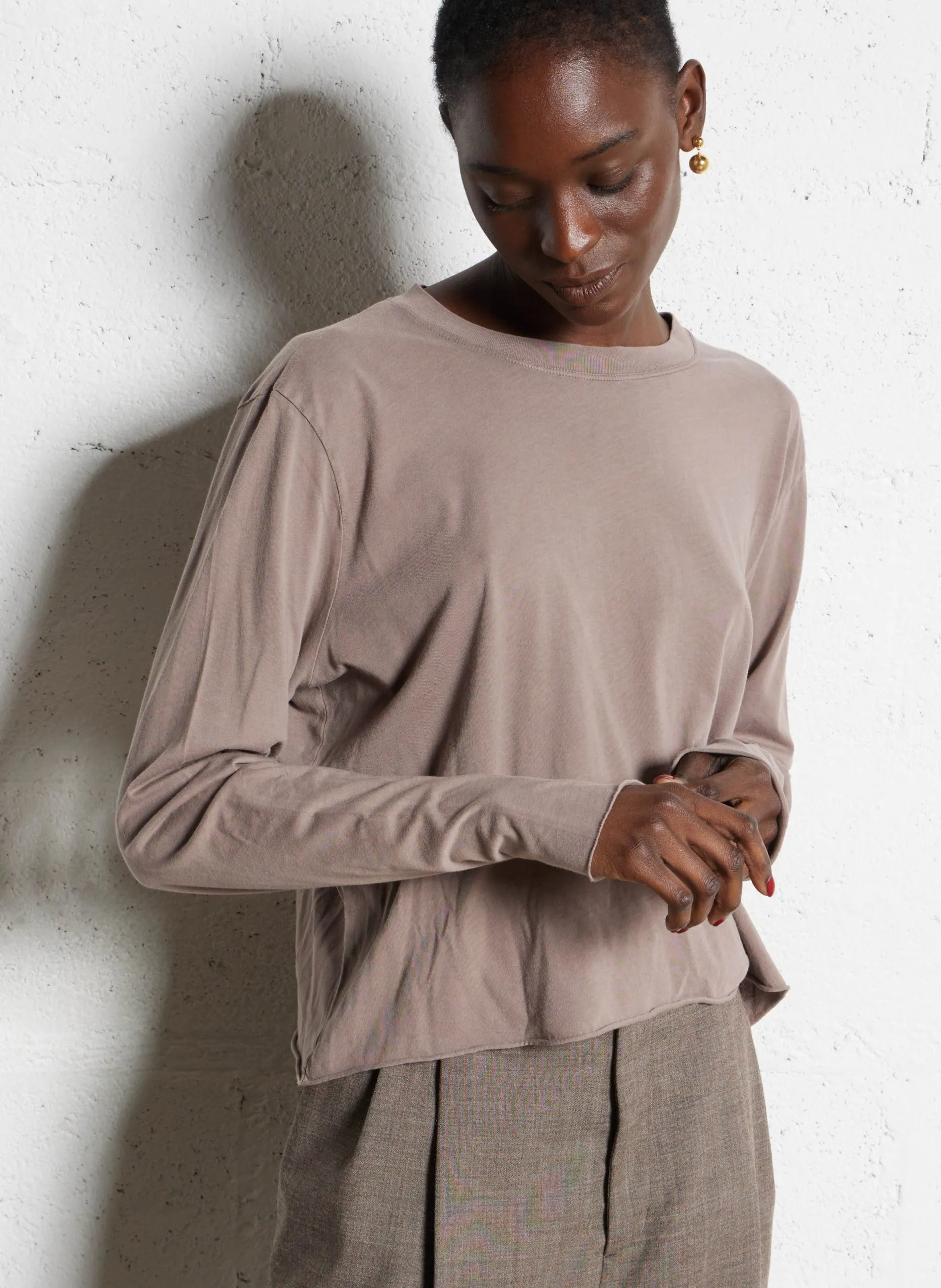 Tee-shirt ample en coton Vert FERCY