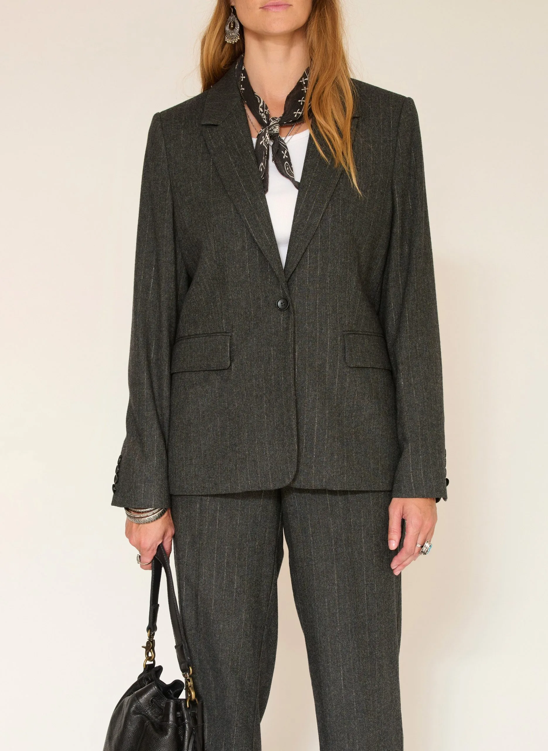 Veste de tailleur Gris VADILLE