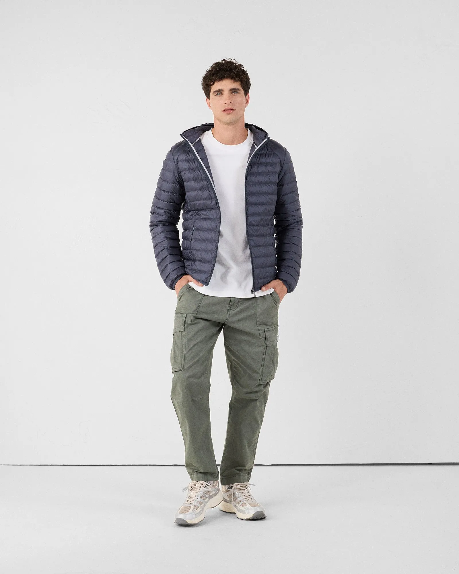 Doudoune légère à capuche bluestone nico Bleu