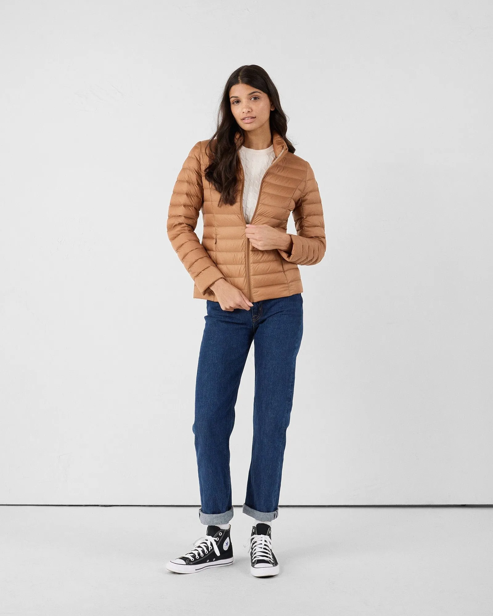 Doudoune légère cha Marron