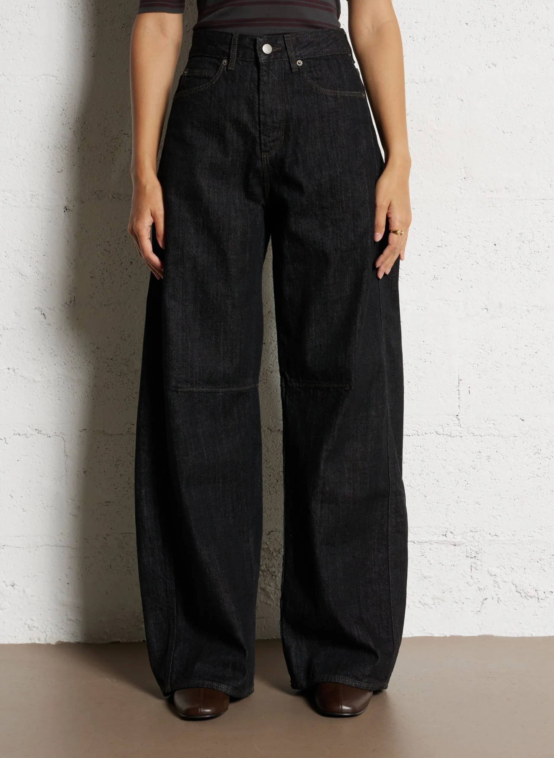 Jean large brut Noir GASPARD