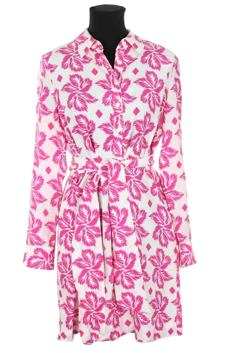 Robe en soie Rose