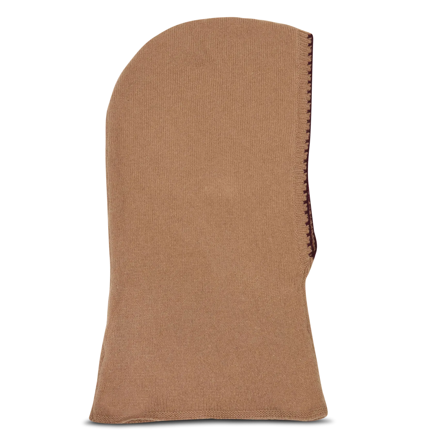 Cagoule en laine et cachemire Marron BOROA