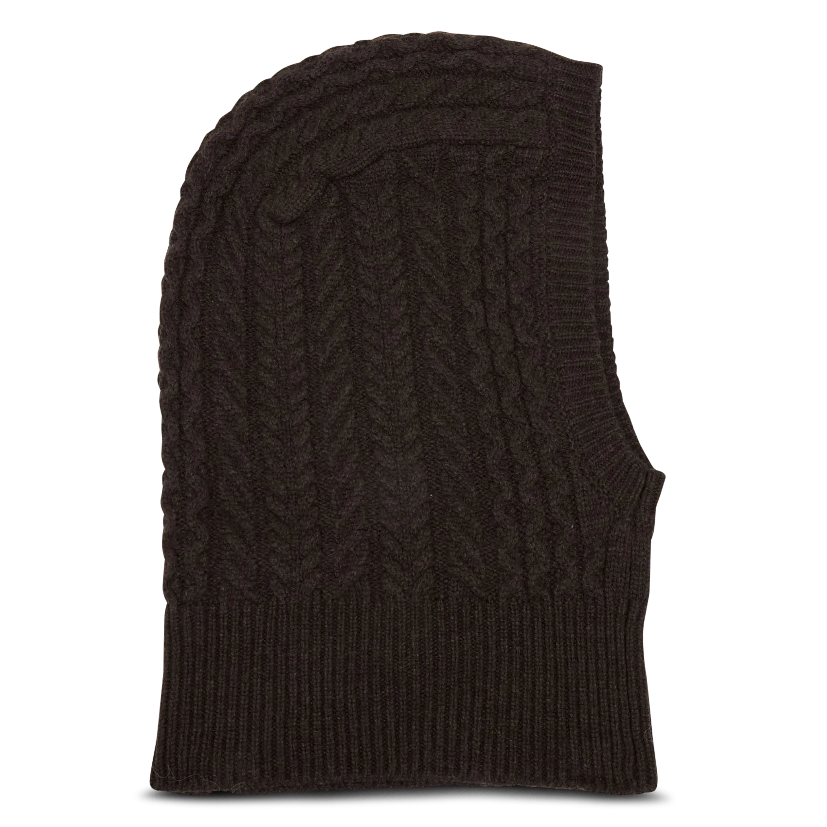 Cagoule en laine mélangée Marron HARRY