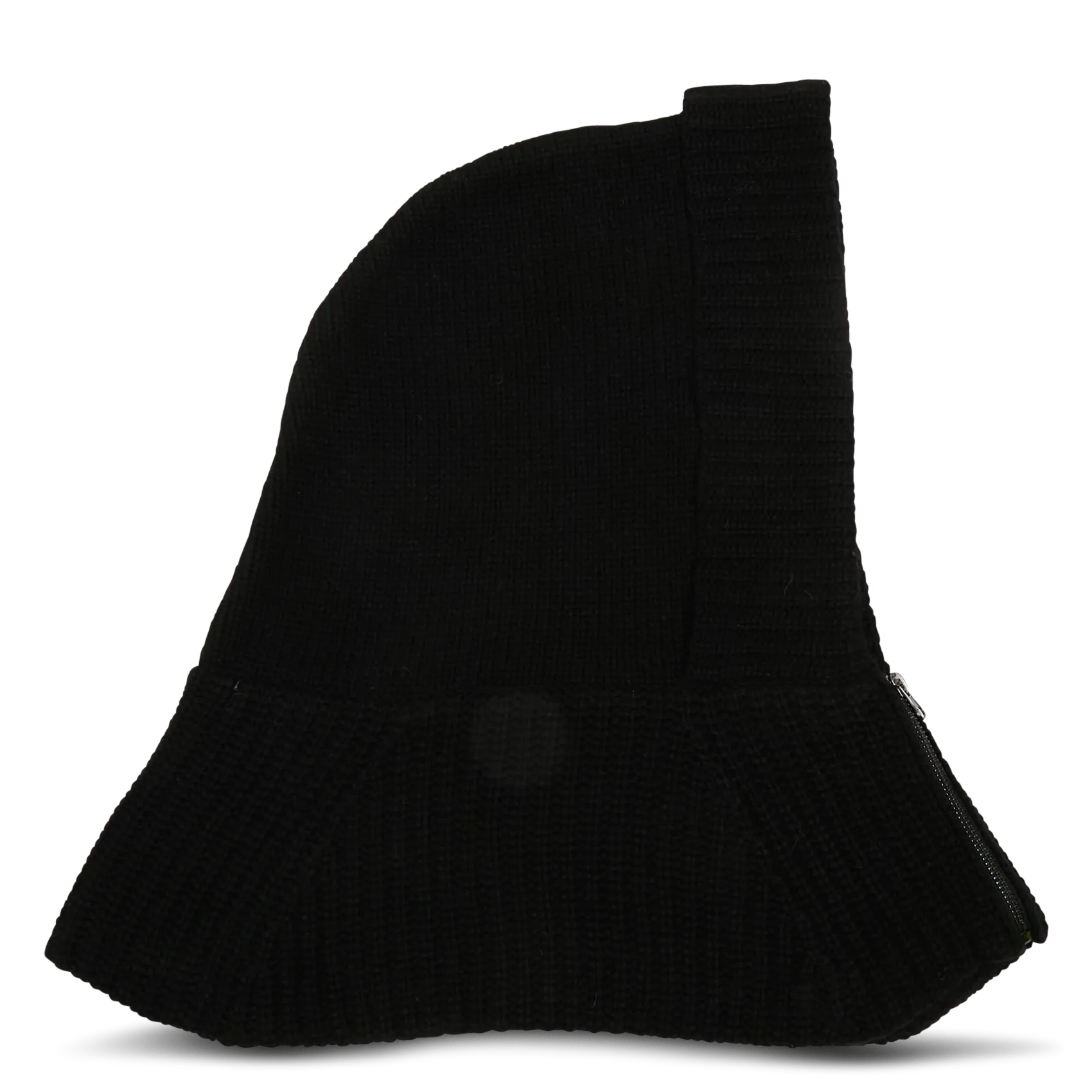 Capuche amovible en maille Noir