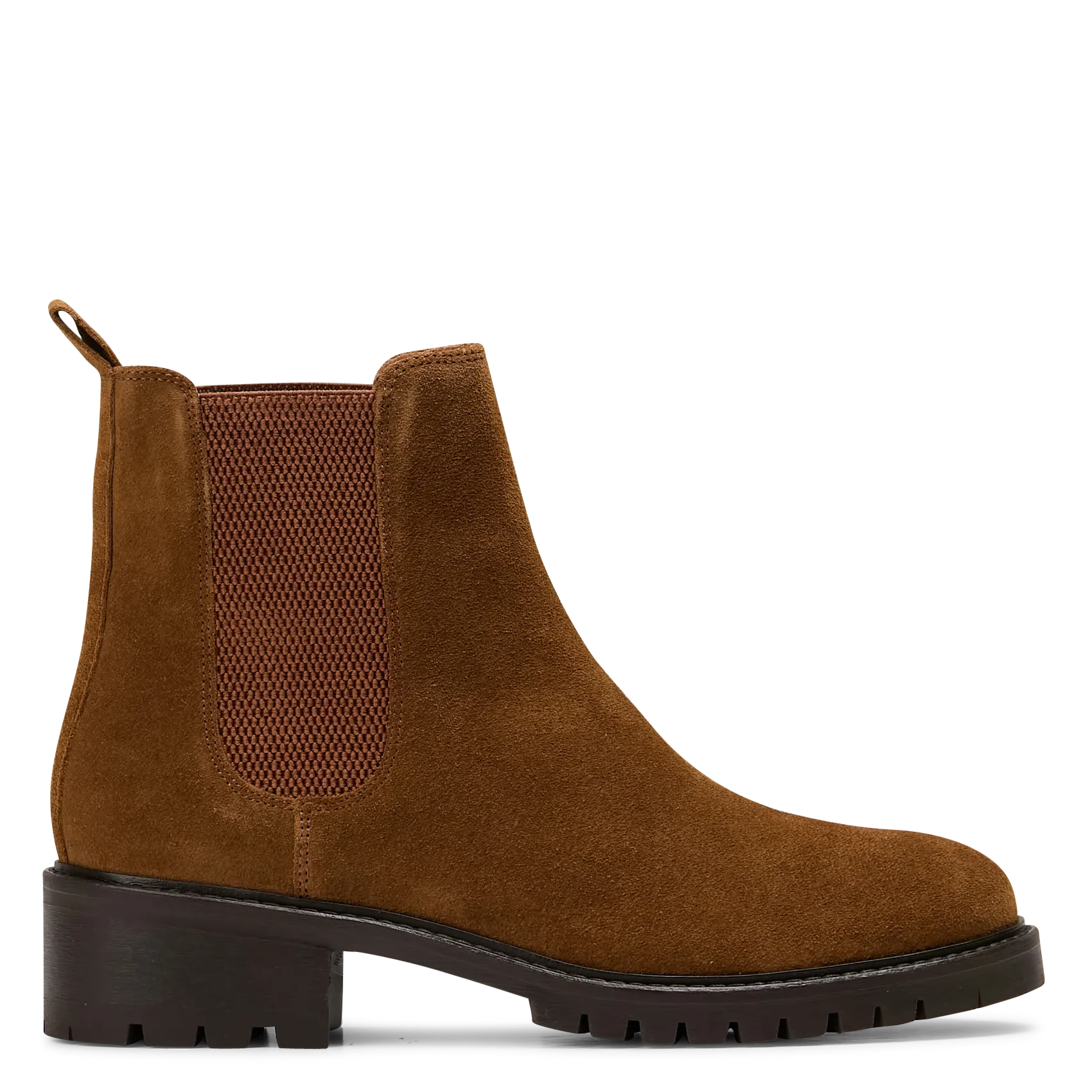 Bottines Chelsea en cuir suédé Marron ADOLIE